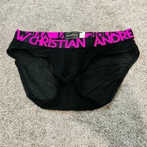 Men’s Sexy Sheer Briefs, Size L